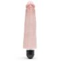 King Cock Extra Quiet Realistic Dildo Vibrator 8 Inch