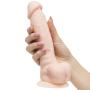 Lifelike Lover Luxe Realistic Silicone Suction Cup Dildo 8 Inch