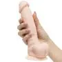 Lifelike Lover Luxe Realistic Silicone Suction Cup Dildo 8 Inch