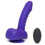 UPRIZE Remote Control Purple Erecting Realistic Dildo Vibrator 6 Inch