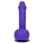 UPRIZE Remote Control Purple Erecting Realistic Dildo Vibrator 6 Inch