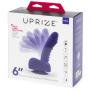 UPRIZE Remote Control Purple Erecting Realistic Dildo Vibrator 6 Inch