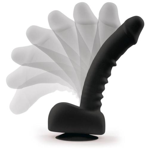 UPRIZE Remote Control Black Erecting Realistic Dildo Vibrator 8 Inch