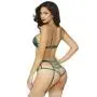 Seven 'til Midnight Strappy Satin and Lace Body Set