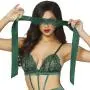 Seven 'til Midnight Strappy Satin and Lace Body Set