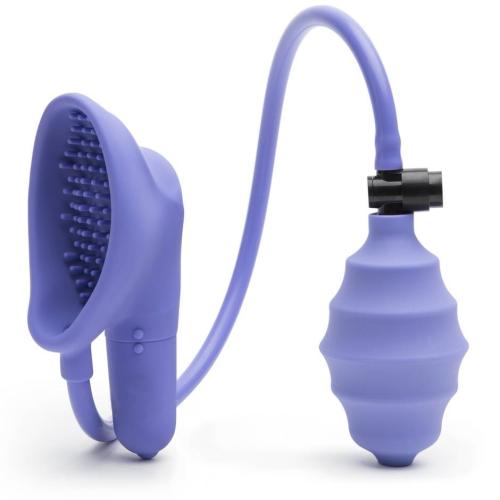 Vibrating Silicone Pussy Pump with Teasing Ticklers