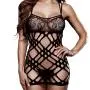 Baci Lingerie Double Strap Lace Mini Dress