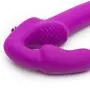 Evoke Silicone Strapless Strap-On Vibrating Dildo 7 Inch