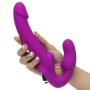 Evoke Silicone Strapless Strap-On Vibrating Dildo 7 Inch Evoke Silicone Strapless Strap-On Vibrating Dildo 7 Inch