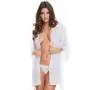 Worldgirl Barely There Sheer White Robe Worldgirl Barely There Sheer White Robe