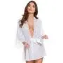 Worldgirl Barely There Sheer White Robe Worldgirl Barely There Sheer White Robe