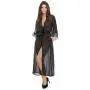 Worldgirl Barely There Long Sheer Black Robe Worldgirl Barely There Long Sheer Black Robe