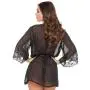 Worldgirl Barely There Sheer Black Robe Worldgirl Barely There Sheer Black Robe