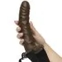 Fetish Fantasy Unisex Hollow Strap-On Dildo and Harness 8 Inch