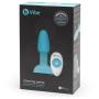 b-Vibe Petite Remote Control Rechargeable Blue Vibrating Rimming Butt Plug