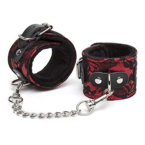 Bondage Boutique Lace and Faux Fur Wrist Cuffs Bondage Boutique Lace and Faux Fur Wrist Cuffs