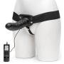 Worldgirl Perfect Partner Unisex Hollow 10 Function Vibrating Strap-On 8 Inch