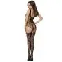 Passion Stretch Patterned Fishnet Bodystocking