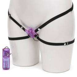 Worldgirl Butterfly Strap-On Hands-Free Vibrator