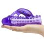 Worldgirl Vibrating Penis Sleeve with Clitoral Rabbit Vibrator