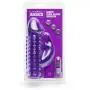 Worldgirl Vibrating Penis Sleeve with Clitoral Rabbit Vibrator