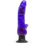 Worldgirl Triple Tickler Suction Cup Dildo Vibrator 5.5 Inch