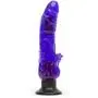 Worldgirl Triple Tickler Suction Cup Dildo Vibrator 5.5 Inch
