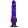 Worldgirl Triple Tickler Suction Cup Dildo Vibrator 5.5 Inch