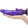 Worldgirl Triple Tickler Suction Cup Dildo Vibrator 5.5 Inch