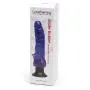 Worldgirl Triple Tickler Suction Cup Dildo Vibrator 5.5 Inch