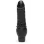 Worldgirl Realistic Black Dildo Vibrator 6 Inch