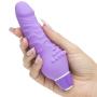 Worldgirl Silicone 7 Function Mini Textured Realistic Dildo Vibrator 4 Inch