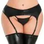 Worldgirl Plus Size Black Wet Look Thigh High Stockings Worldgirl Plus Size Black Wet Look Thigh High Stockings
