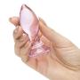 Icicles No 79 Medium Diamond-Shaped Glass Butt Plug 3 Inch