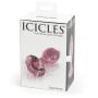 Icicles No 79 Medium Diamond-Shaped Glass Butt Plug 3 Inch