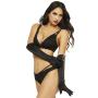 Seven 'til Midnight Satin Elbow Length Gloves with Zip Seven 'til Midnight Satin Elbow Length Gloves with Zip