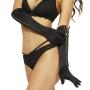 Seven 'til Midnight Satin Elbow Length Gloves with Zip Seven 'til Midnight Satin Elbow Length Gloves with Zip