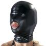 Bad Kitty Wet Look Open Mouth Bondage Hood