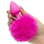 Colorful Joy Silicone Bunny Tail Butt Plug