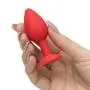Colorful Joy Jewelled Small Silicone Butt Plug 2.5 Inch