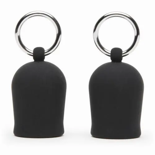 Black Velvets Silicone Nipple Suckers with Rings Black Velvets Silicone Nipple Suckers with Rings