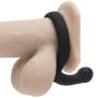 Black Velvets Silicone Cock Ring with Perineum Stimulator Black Velvets Silicone Cock Ring with Perineum Stimulator