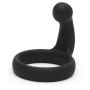 Black Velvets Silicone Cock Ring with Perineum Stimulator Black Velvets Silicone Cock Ring with Perineum Stimulator