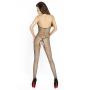 Passion Black Open Cup Crotchless Fishnet Bodystocking