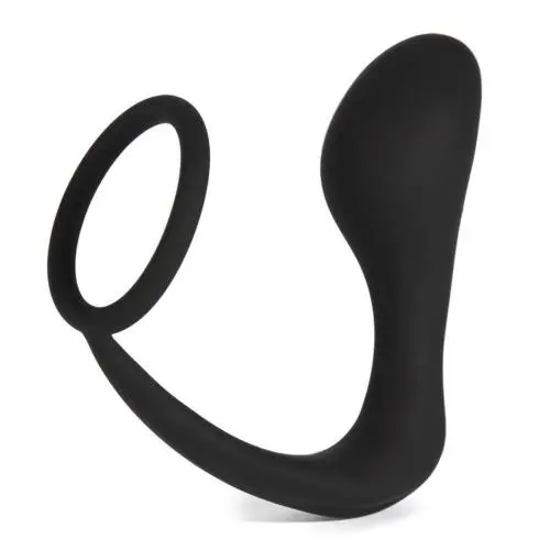 Worldgirl Inside Job Silicone Cock Ring and Butt Plug Worldgirl Inside Job Silicone Cock Ring and Butt Plug
