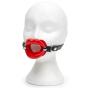 Sex & Mischief Red Silicone Open Mouth Lip Gag