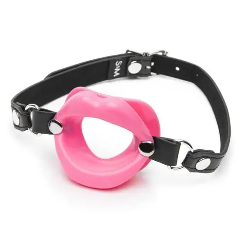 Sex & Mischief Pink Silicone Open Mouth Lip Gag Sex & Mischief Pink Silicone Open Mouth Lip Gag