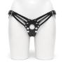 DOMINIX Deluxe Leather Strap-On Harness