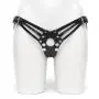 DOMINIX Deluxe Leather Strap-On Harness