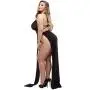 Lapdance Plus Size Black Long Lace Gown Lapdance Plus Size Black Long Lace Gown